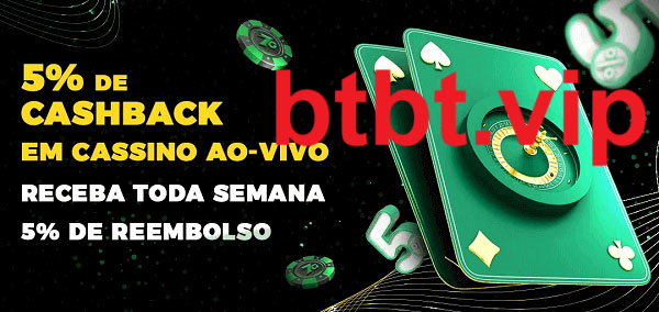 Promoções do cassino ao Vivo btbt